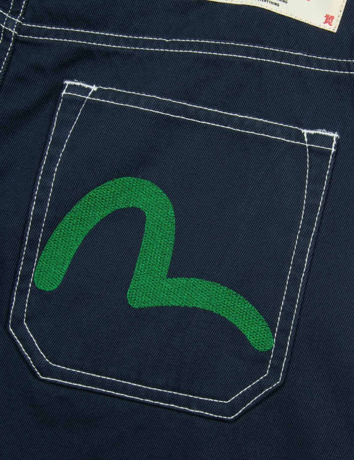 Seagull Embroidery Contrast Stitch Straight Fit Cargo Pants for Men - Casual Streetwear, Outdoor Hiking & Travel Fashion