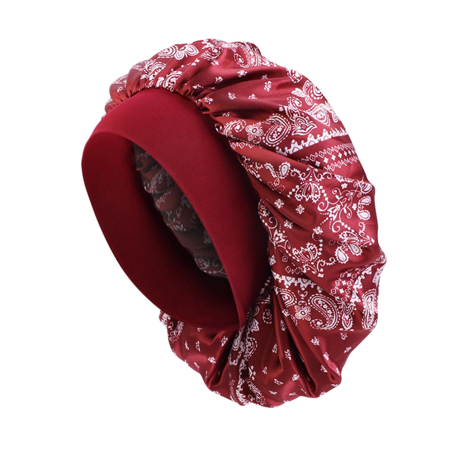 JIANGMEI Adjustable Baseball Cap for Men & Women - Double Layer Sleep Hat with Satin Lining, Loose & Tight Fit - Perfect for Sleeping, Leisure, Sports & Outdoor Activities