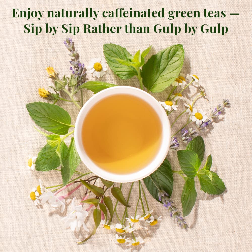 Organic Jasmine Green Tea Bags | The Republic of Tea | 50 Count | Premium Loose Leaf Tea for Relaxation & Wellness | Perfect for Morning Boost, Afternoon Tea Time & Stress Relief
