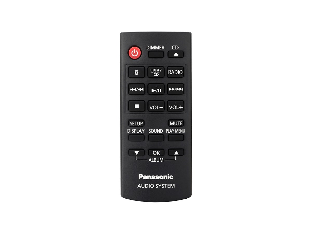 Panasonic SC-PM700 Compact CD Stereo System with AM/FM Radio - Perfect for Home, Office, and Dorm Room Music Listening