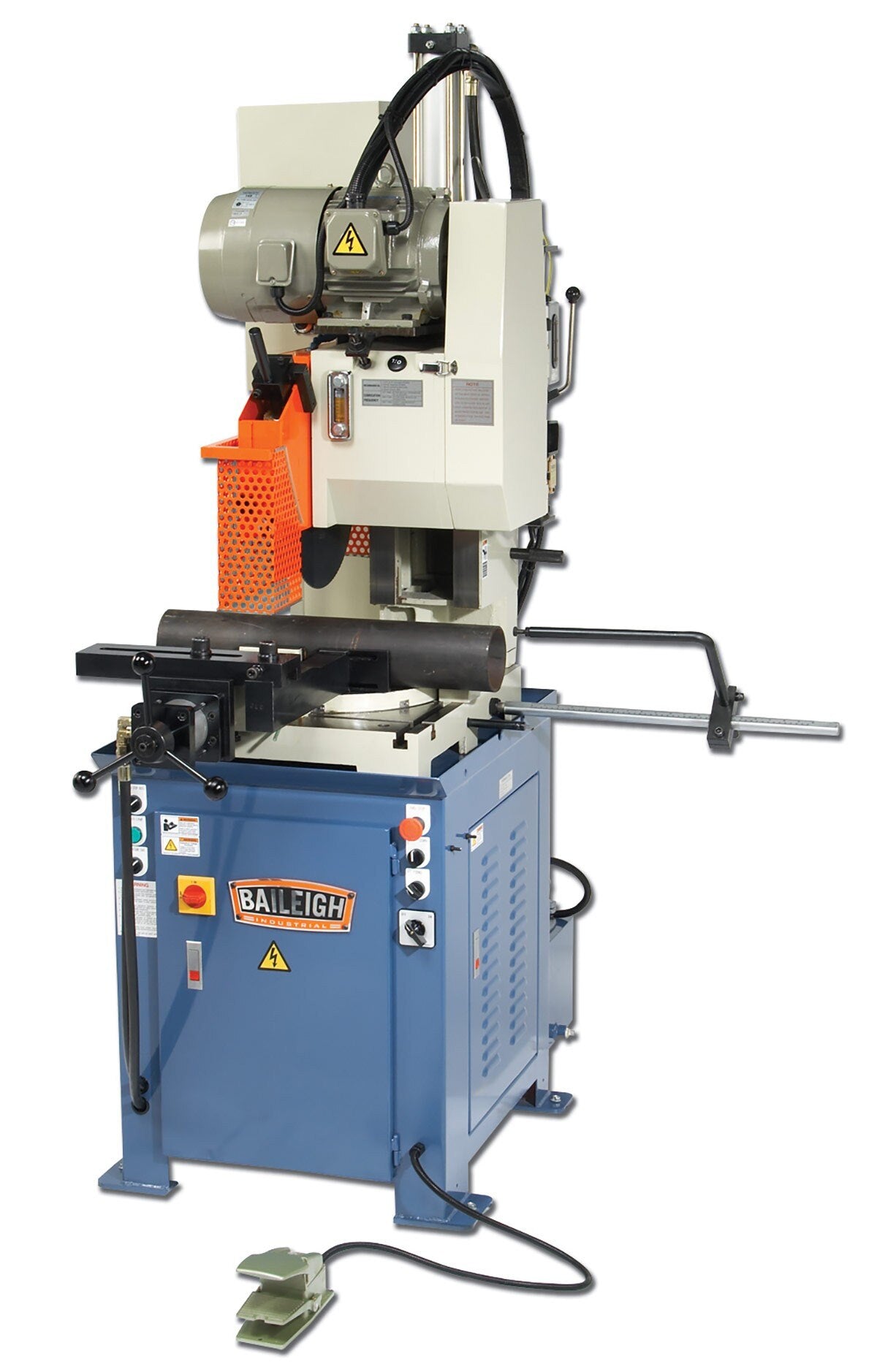 Baileigh Industrial BA9 1002634 Semi-Automatic Cold Saw CS C485SA - Precision Metal Cutting for Workshops & Fabrication