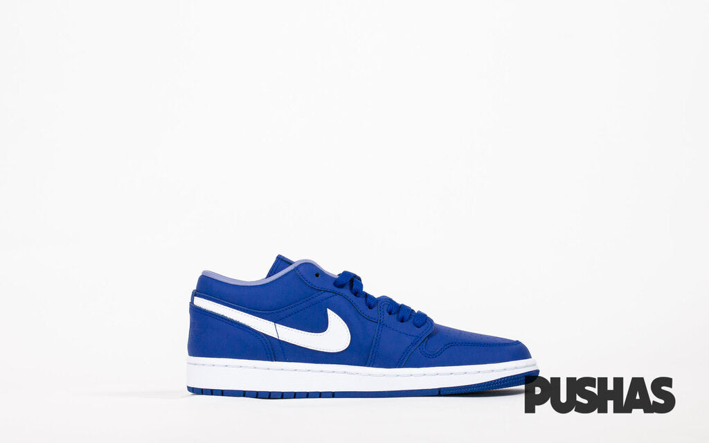 Air Jordan 1 Low 'Deep Royal' Women's Sneakers - Royal Blue & White Basketball Shoes for Casual Wear & Street Style