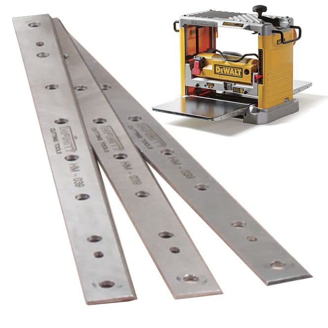 Premium HSS Knives Replacement for DeWalt 734 Planer - High-Speed Steel Blades for Woodworking & Smooth Finish - Perfect for DIY Projects & Professional Carpentry