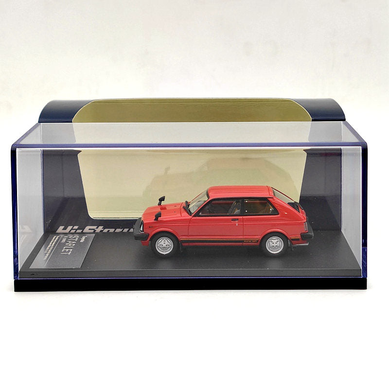 1:43 Scale Toyota Starlet Si 1982 Limited Edition Resin Model Car - Hi Story HS303 Collectible for Diecast Enthusiasts | Perfect for Display, Gifts & Car Model Collections