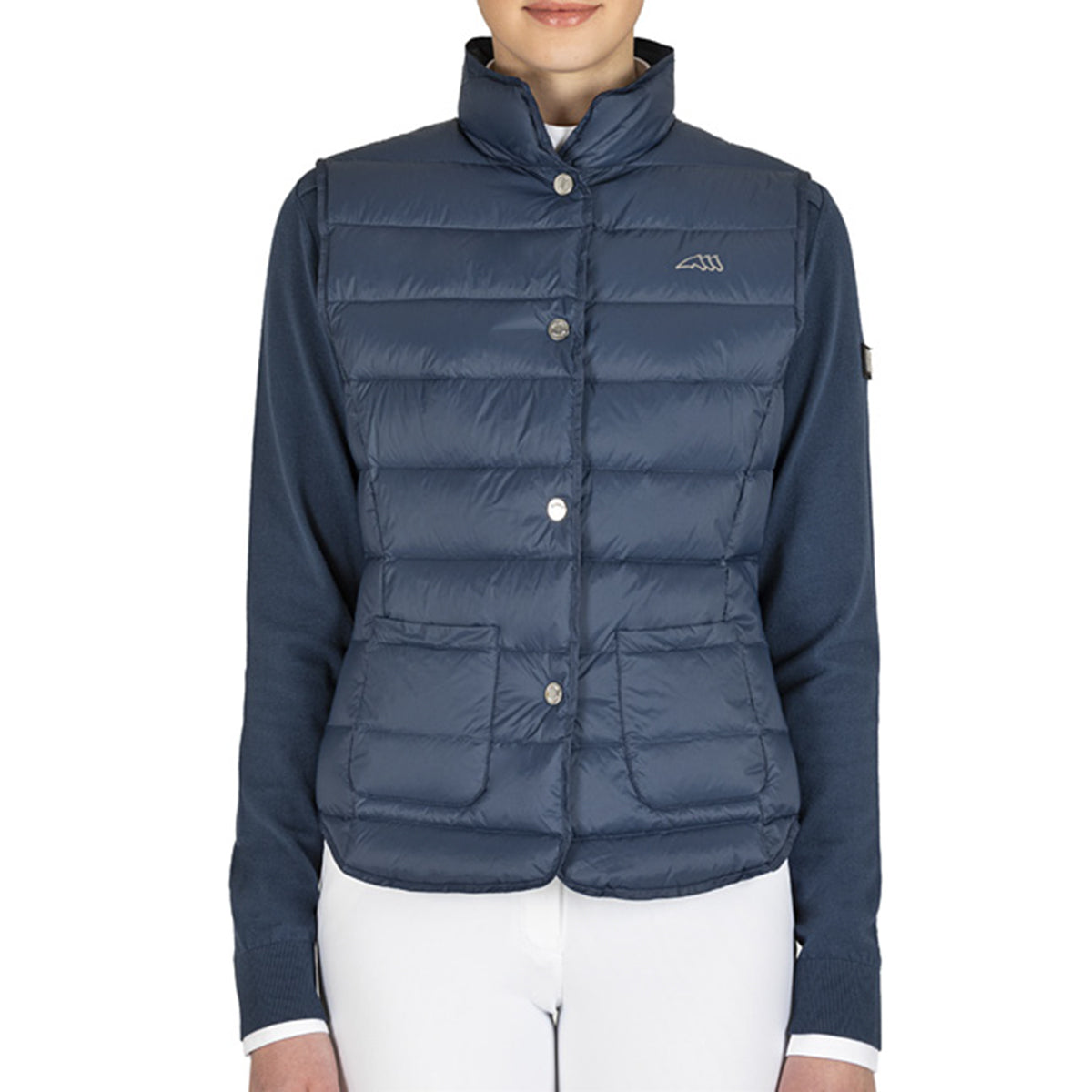 Equiline Women's Ebice Lightweight Down Vest - Warm Winter Puffer Jacket for Outdoor Activities & Casual Wear