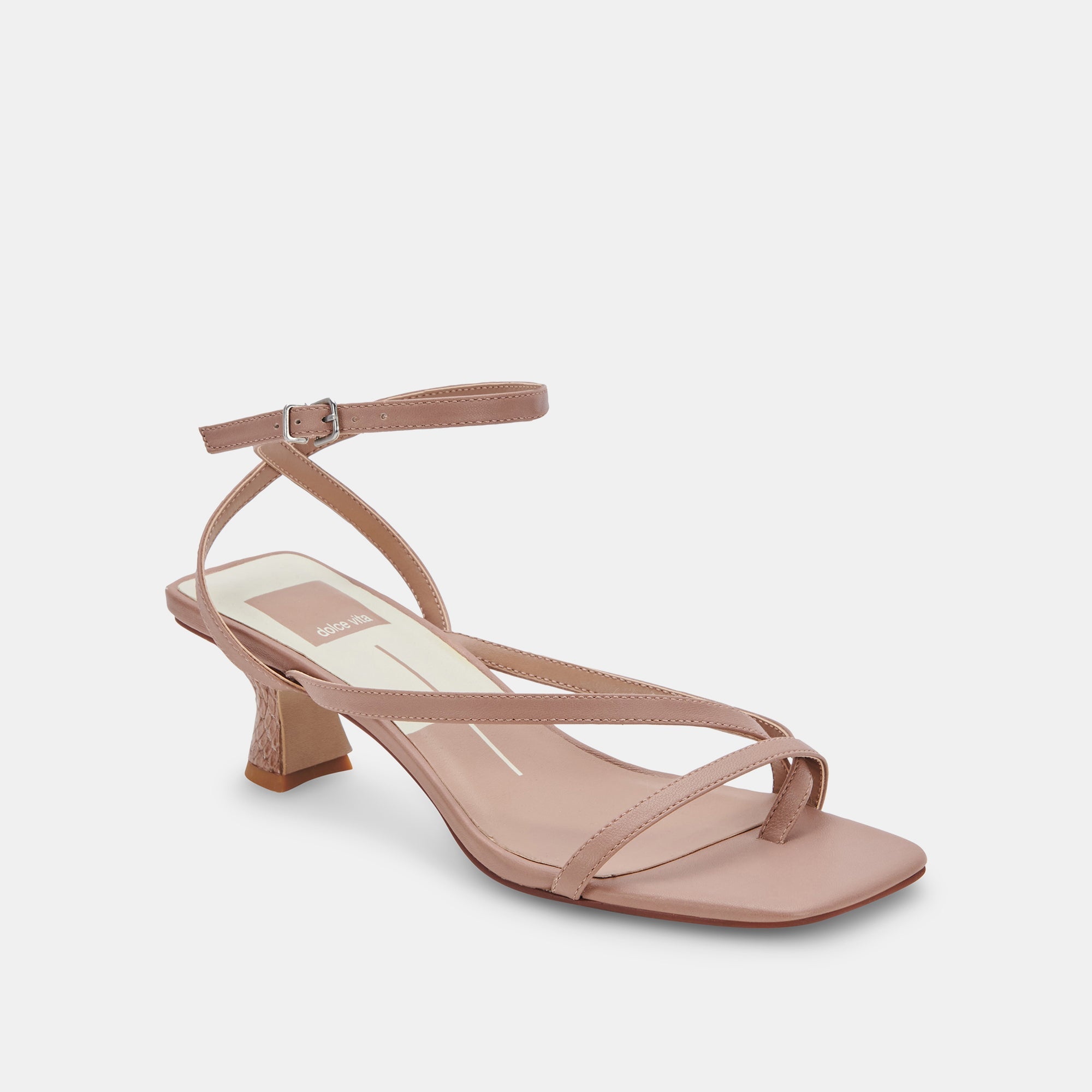 Baylor Heels Cafe Leather Women's Shoes - Stylish & Comfortable Heels for Work, Party & Evening Wear