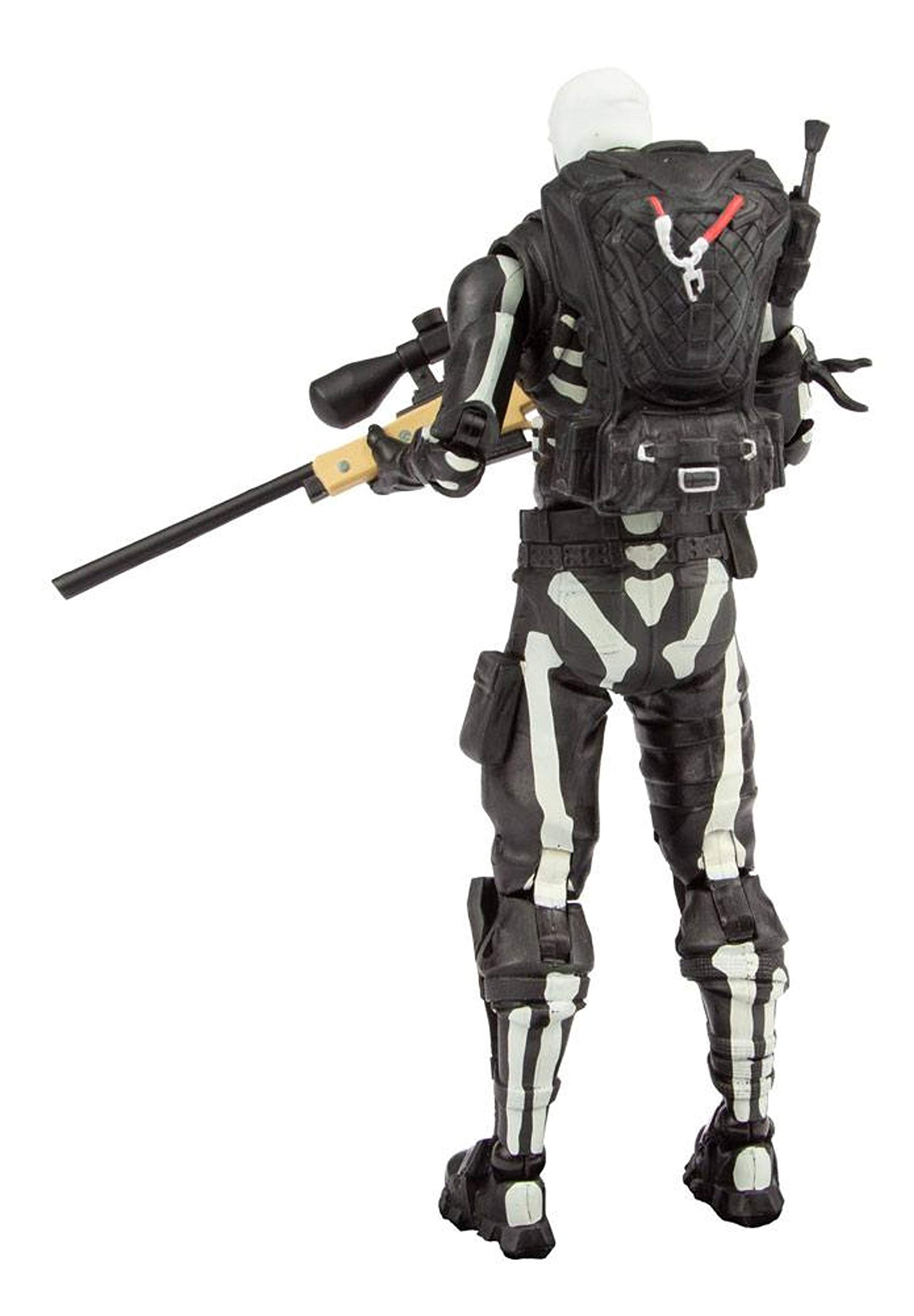 McFarlane Toys Fortnite Skull Trooper 7-Inch Premium Action Figure with Collectible Packaging - Perfect for Gaming Display, Cosplay Props, and Gift for Fortnite Fans
