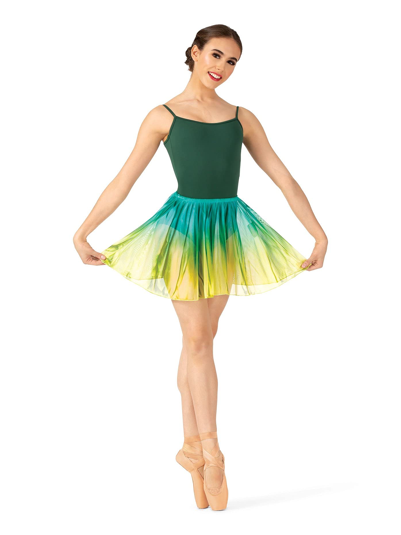 Hand Painted Watercolor Ballet Skirt for Girls - Dance & Play Wear