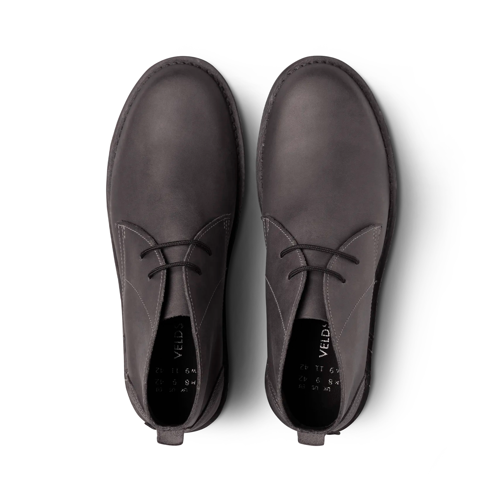Premium Veldskoen Chukka Boots for Men - Comfortable Leather Shoes with Charcoal Sole | Ideal for Casual Wear, Outdoor Adventures & Travel