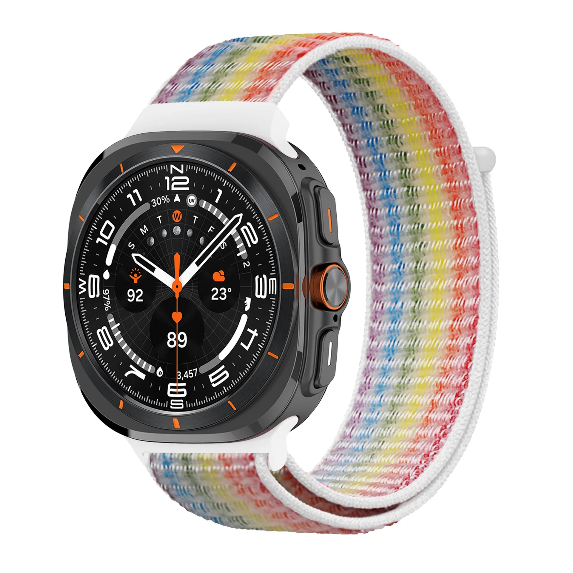 Durable Nylon Sports Bands for Samsung Watch Ultra - Comfortable & Adjustable Strap for Running, Gym Workouts & Outdoor Activities