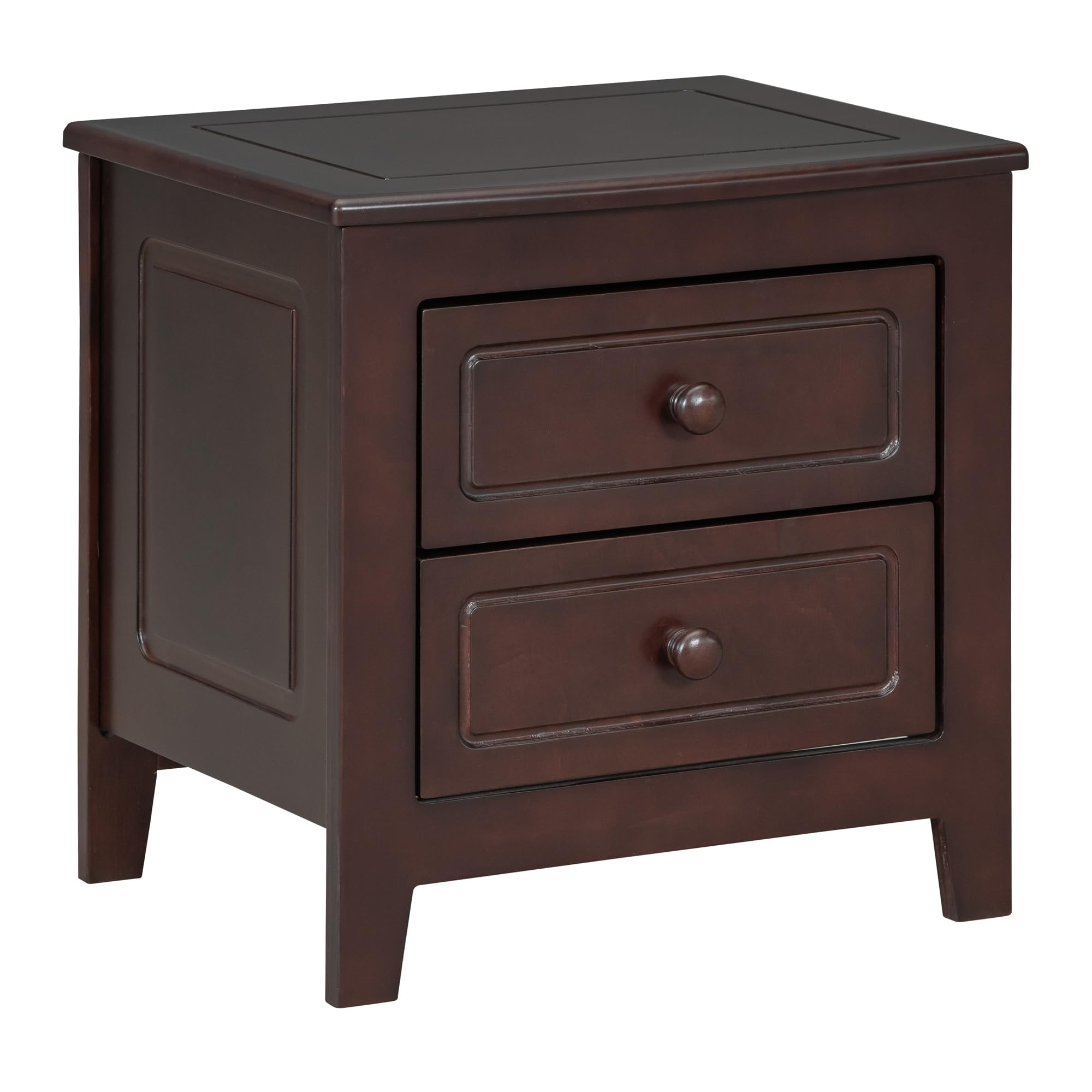 Harper & Bright Designs 3-Piece Full Size Wooden Bedroom Set with Platform Bed Frame & 2 Nightstands - Dark Walnut - Perfect for Kids, Teens & Adults Bedrooms, Guest Rooms & Dorm Decor