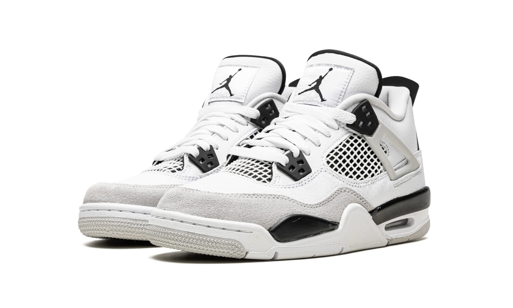 Air Jordan 4 Retro Men's Basketball Shoes - White/Cement Grey (308497-106) | Classic Sneakers for Streetwear & Casual Outfits
