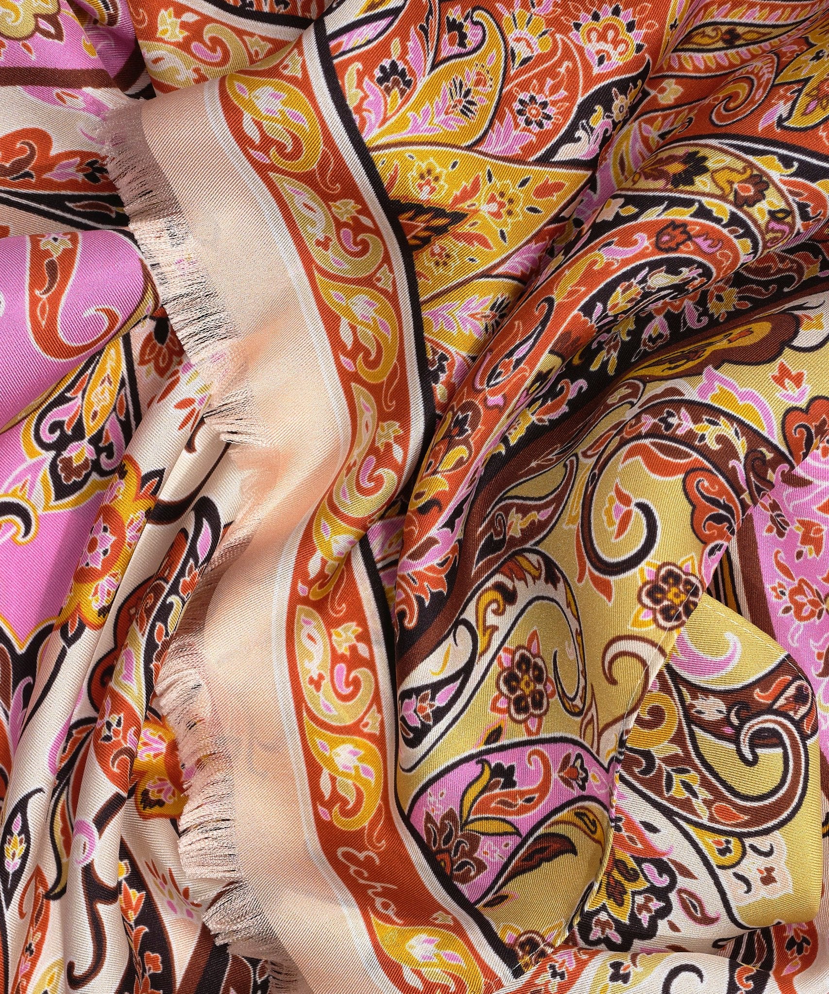 Stylish Manor Paisley Oblong Scarf for Women & Men - Soft Winter Fashion Accessory - Perfect for Cold Weather, Office, Travel & Gift Giving