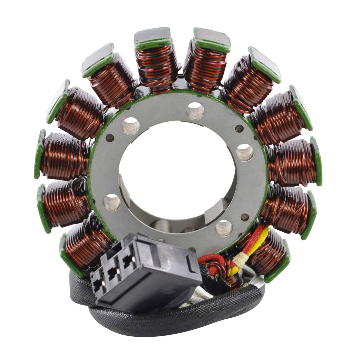 RMSTATOR Replacement Generator Stator for Aprilia RSV 1000 R (2009) & RSV4 1000 Factory/R (2010-2012) & Tuono V4 1000 (2011-2012) - OEM #857201 - High Performance Motorcycle Part for Smooth Power Generation