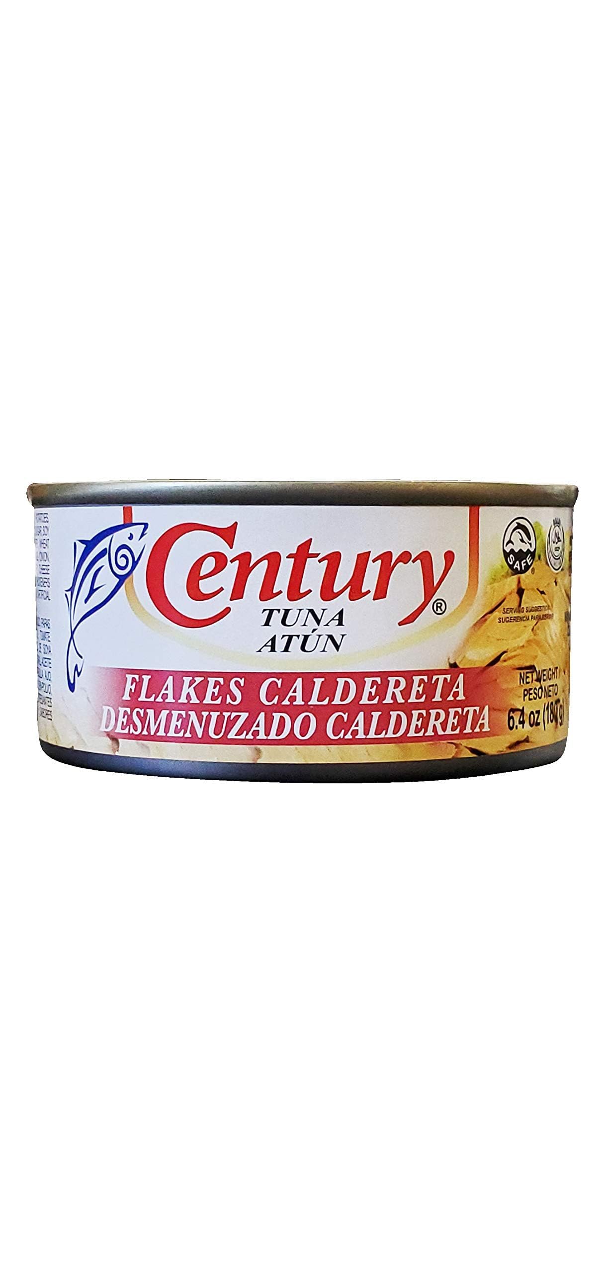 Century Tuna Flakes in Caldereta Sauce - 6 Pack Canned Tuna | High Protein, Ready-to-Eat | Perfect for Sandwiches, Pasta & Filipino Recipes