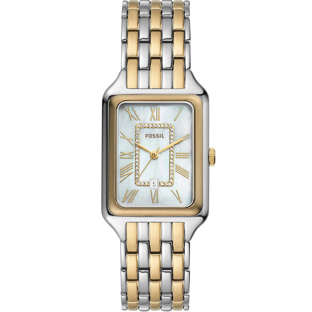 Fossil Raquel ES5305 Women's Stainless Steel Watch - Elegant Analog Quartz Timepiece for Casual & Office Wear