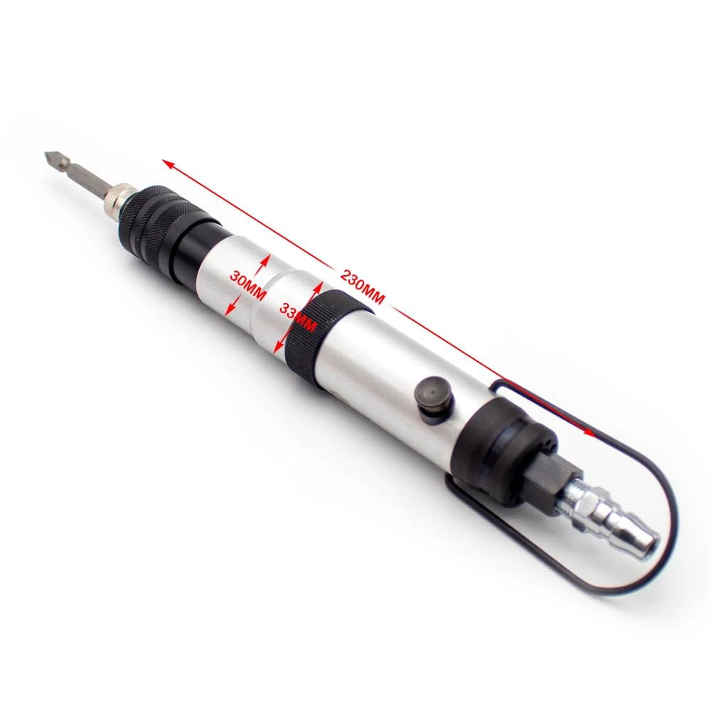 Automatic Clutch Type Pneumatic Screwdriver - Preset Torque Air Screw Driver 1200 RPM for Industrial Assembly & DIY Projects
