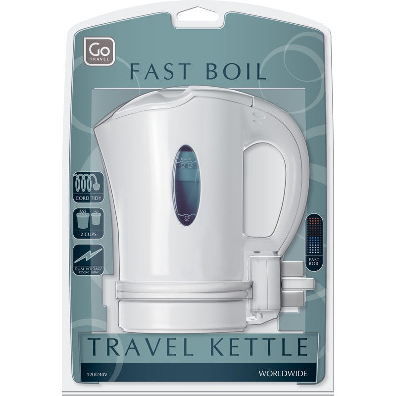 Portable Travel Kettle - Compact & Fast Boiling Electric Kettle for Camping, Hotels & Road Trips | Perfect for Tea, Coffee & Instant Meals on the Go