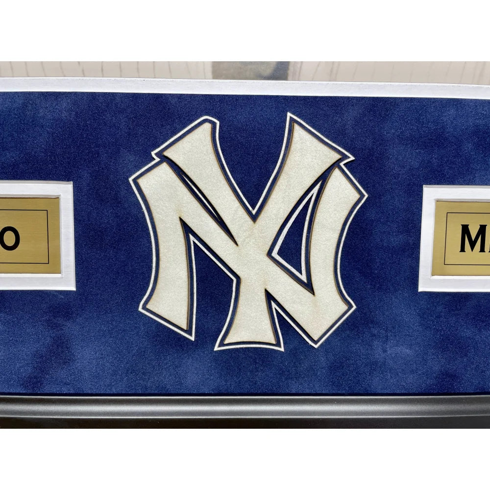 Authentic Mickey Mantle & Joe DiMaggio Autographed 16x20 Framed Photo with JSA COA - New York Yankees Memorabilia for Sports Collectors & Man Cave Decor