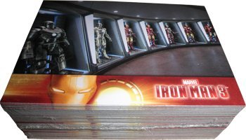 Iron Man 3 Movie Trading Cards - Complete 60 Card Basic Base Set for Collectors | Marvel Superhero Card Game for Kids & Adults | Perfect for Gifts, Display & Trading