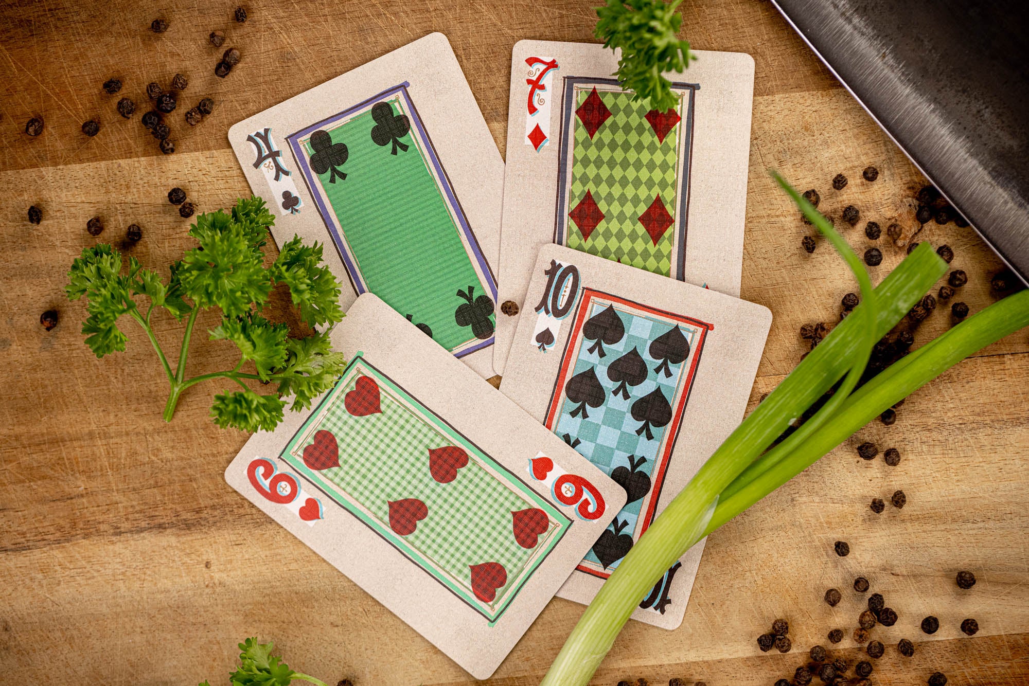 Premium The Cut Playing Cards - Unique Artistic Design, Durable & Smooth Finish - Perfect for Magic Tricks, Cardistry, Poker Nights & Collectors