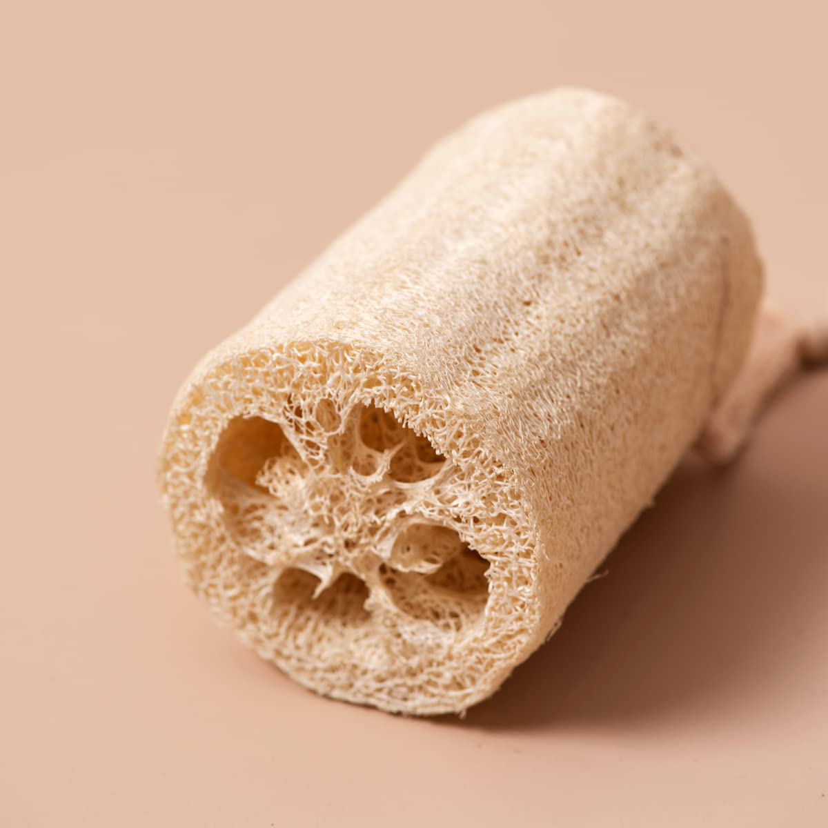 Organic Loofah Bath Sponge with Rope - Exfoliating Body Scrubber for Dead Skin Removal - Natural Shower & Bath Accessories for Men & Women - Perfect for Spa, Home Use and Gift Giving
