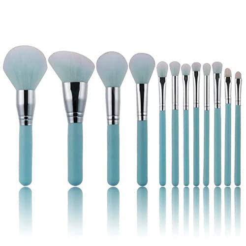 Roslet 12-Piece Premium Makeup Brush Set - Synthetic Foundation, Powder, Blending, Blush, Concealer & Eye Brushes for Liquid, Cream & Powder Cosmetics - Perfect for Professional Makeup Artists & Beginners at Home or Salon Use