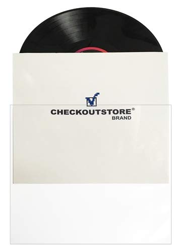 (1000 Pack) Crystal Clear Plastic OPP Sleeves for 12