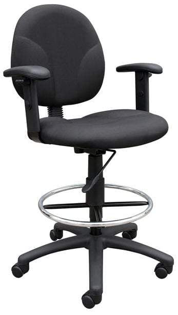 Ergonomic Boss Contoured Drafting Chair [B1690] - Adjustable Height Office Chair for Architects, Designers & Artists - Perfect for Home Office, Studio & Workspace