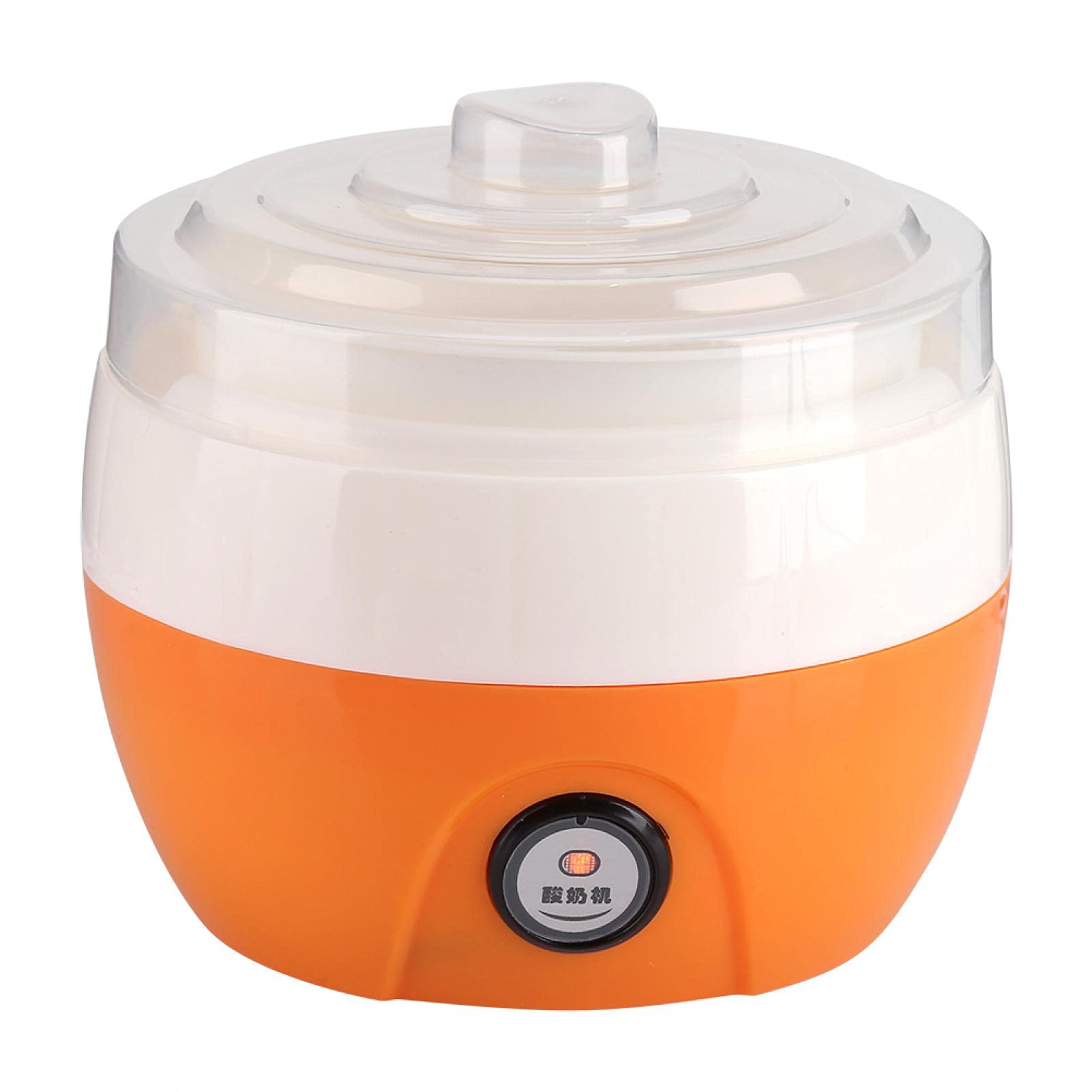 Automatic Yogurt Maker Machine - 1L Capacity, 220V for Home Use (Orange & Pink) - Perfect for 2-3 People - Ideal for Healthy Breakfast, Snacks & Dessert Making