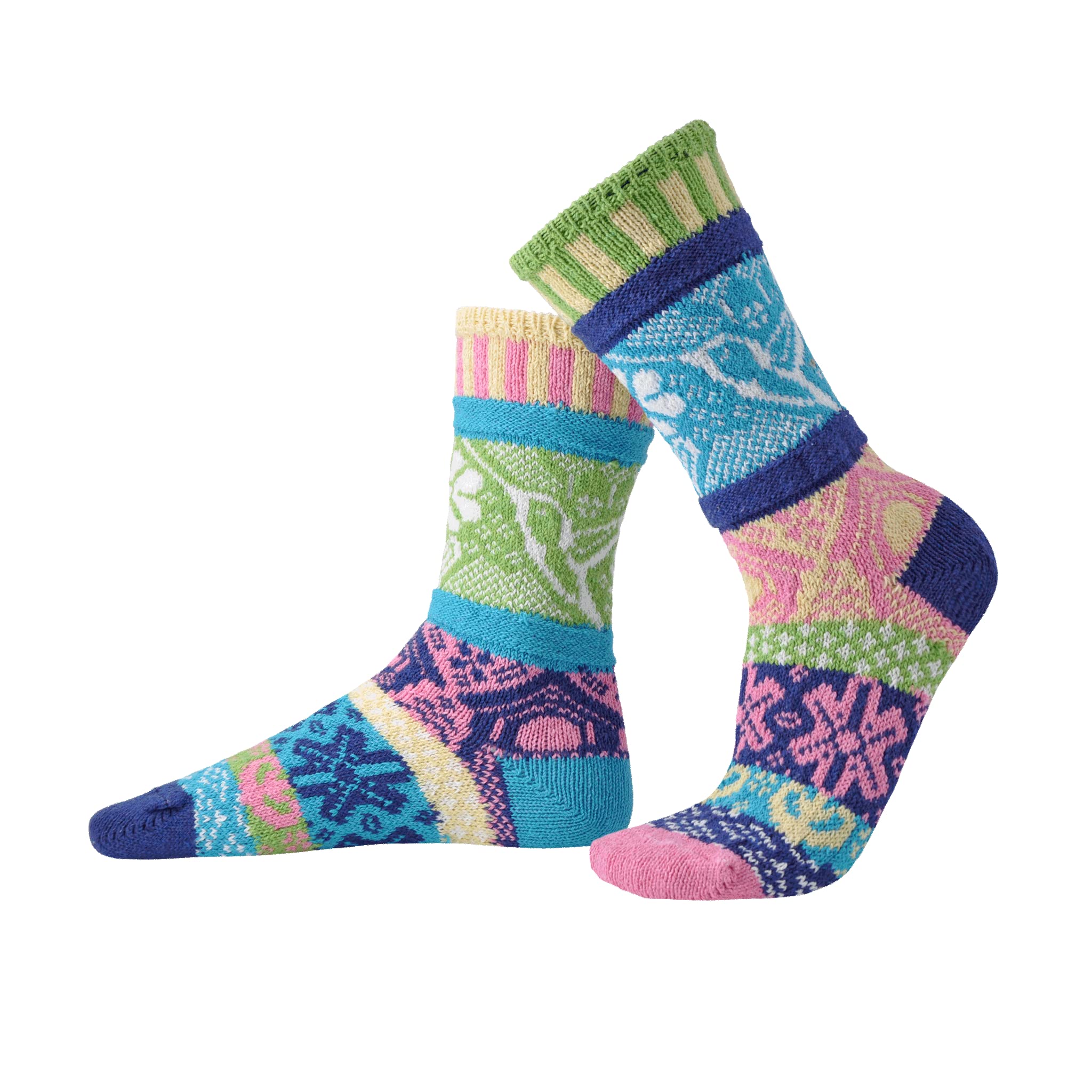 Solmate Socks - Fun Mismatched Crew Socks for Women & Men | Comfortable Cotton Socks for Everyday Wear, Workout & Gifts