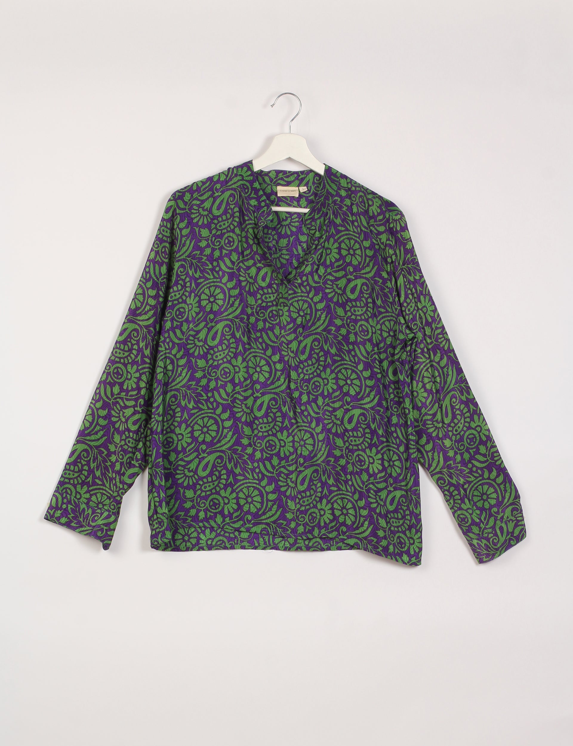 Elegant Day Blouse for Women - Size L (18) - Perfect for Office Wear, Casual Outings & Special Occasions