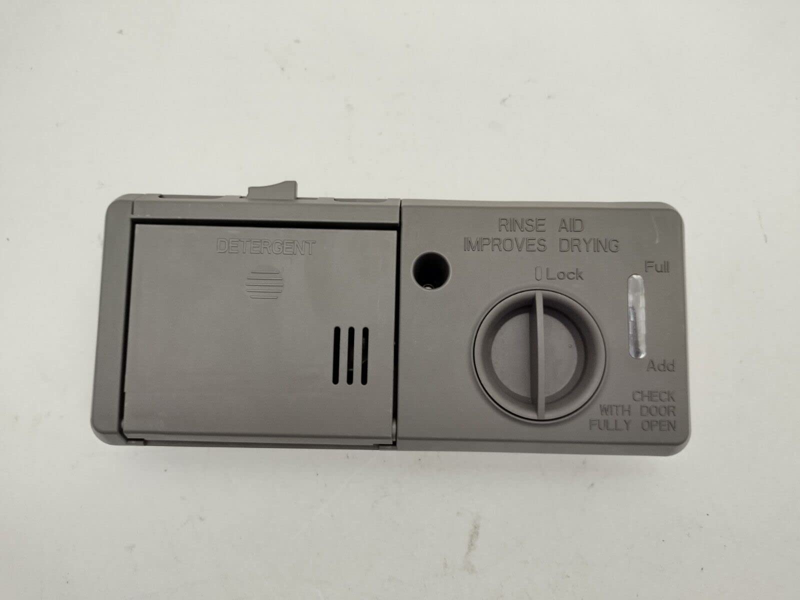 Whirlpool W11032769 Dishwasher Detergent Dispenser - Replacement Part for Efficient Dish Cleaning | Perfect for Kitchen Appliance Repair & Maintenance