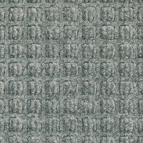Premium Waterhog Grand Classic Two-Sided Medium Grey Floor Mat 3' x 11.7' - Non-Slip, Durable Doormat for High Traffic Entryways, Mudrooms & Commercial Spaces
