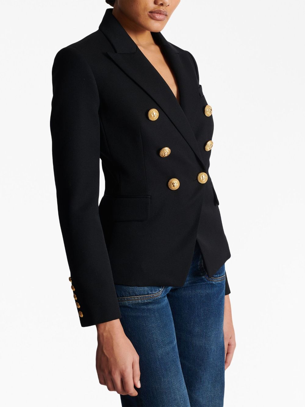 Balmain Black Leather Jacket for Men & Women | Luxury Designer Coat for Fall & Winter Fashion | Perfect for Night Out & Special Occasions