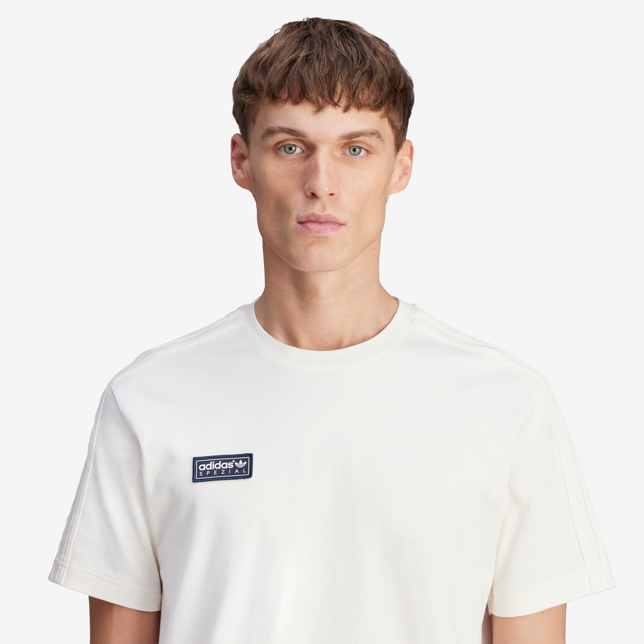 Brockhall SPZL T-Shirt - Men's Casual Cotton Tee in Chalk White | Perfect for Streetwear, Everyday Wear & Gym Outfits