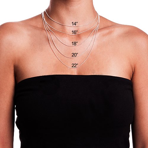 OAK & LUNA Personalized Engraved Herringbone Chain Necklace - Custom Name Jewelry for Women - Elegant Dainty Gold Necklace for Her - Perfect Gift for Christmas, Birthday, Mother's Day - Anniversary Present for Wife, Girlfriend, Mom - Great for Date Nights, Special Occasions & Everyday Wear