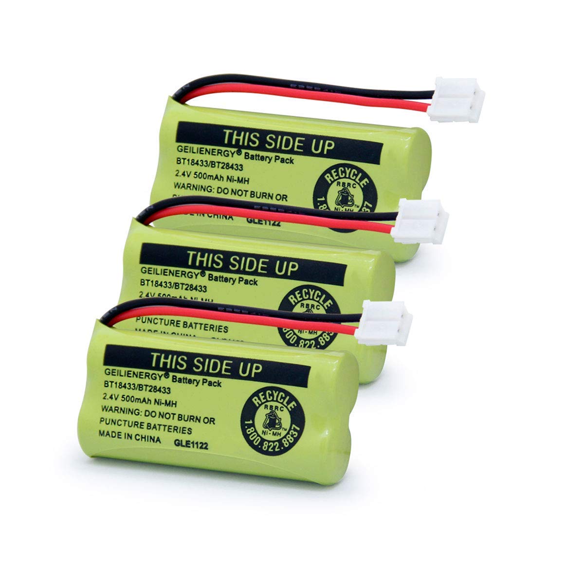 GEILIENERGY 20 Pack NiCd AA Rechargeable Batteries for Solar Lights - Compatible with BT18433, BT28433, BT184342, BT284342, BT-1011 Phone Batteries - Perfect for Outdoor Solar Lighting, Emergency Power Backup, and Electronic Devices