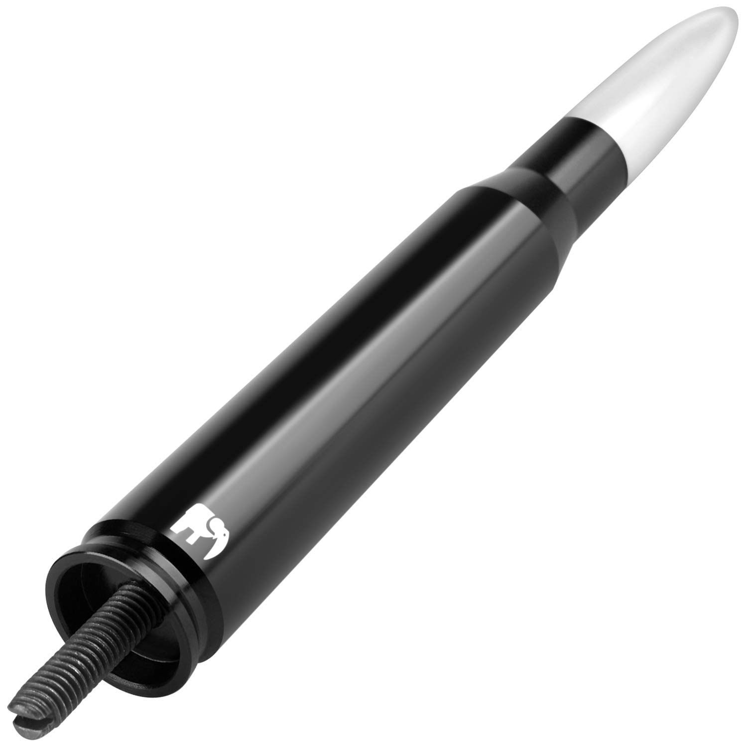 Bullet Antenna for Chevy & GMC Trucks - Fits Silverado, Colorado, Sierra, Denali - White for Off-Road & Daily Driving