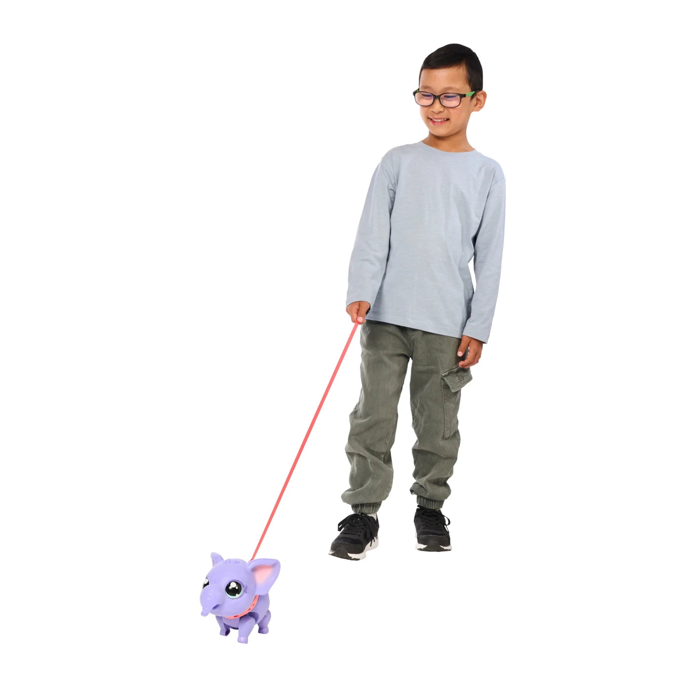 Little Live Pets My Walking Elephant - Interactive Baby Elephant Toy with Realistic Sounds & Walking Motion - Jungle Series Toots - Perfect for Kids Ages 5+ | Great Gift for Birthday & Christmas | Fun Pretend Play & Animal Learning Toy