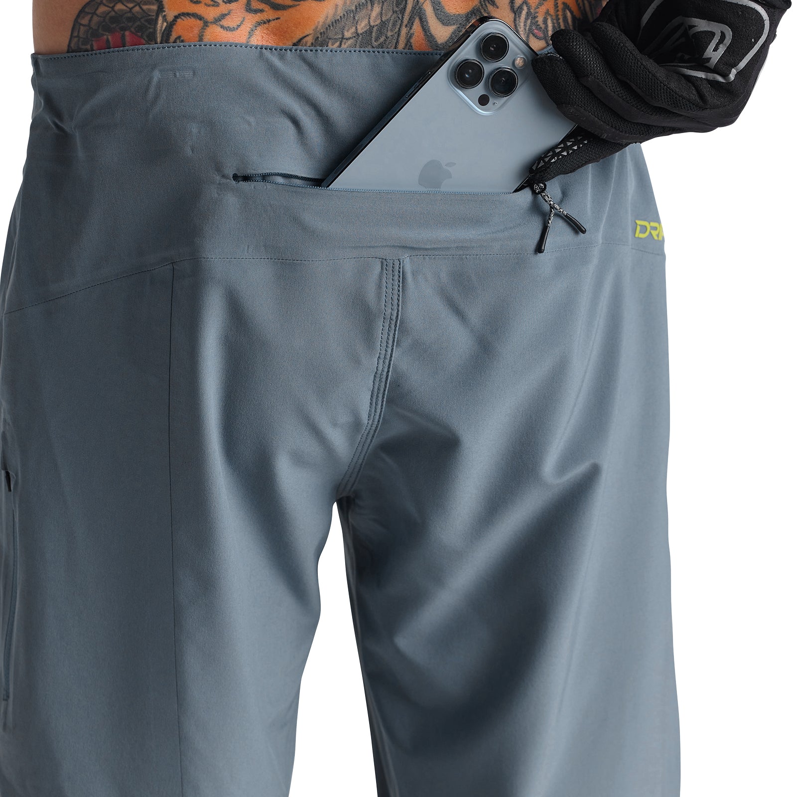 Men's Drift Short Shell Jacket - Solid Blue Mirage Color - Lightweight Water-Resistant Windbreaker for Outdoor Hiking & Casual Wear