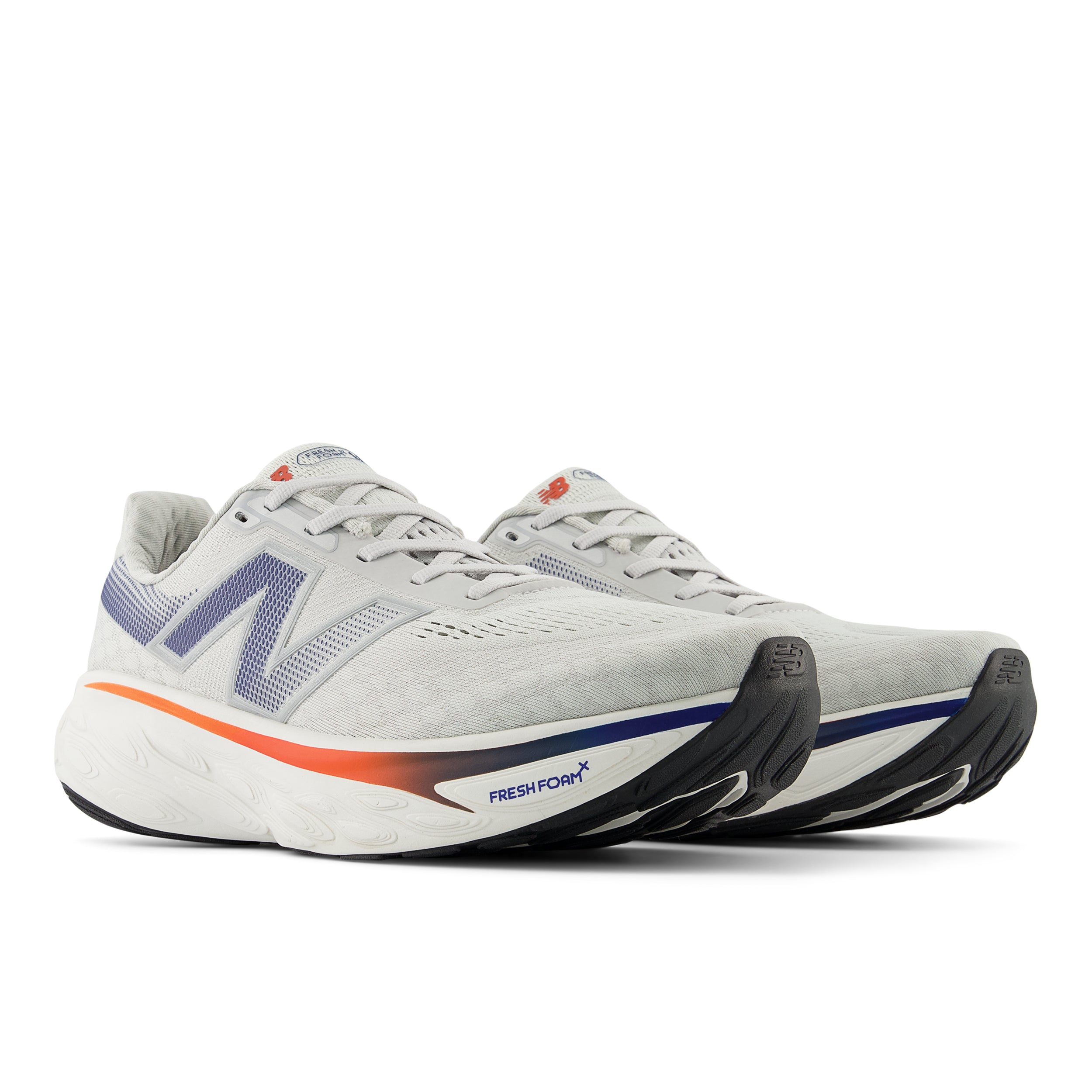 New Balance Men's Fresh Foam X 1080 v14 Wide Running Shoes - Grey Matter/Silver Metallic/Inkwell | Cushioned Comfort for Long Distance Running & Daily Training