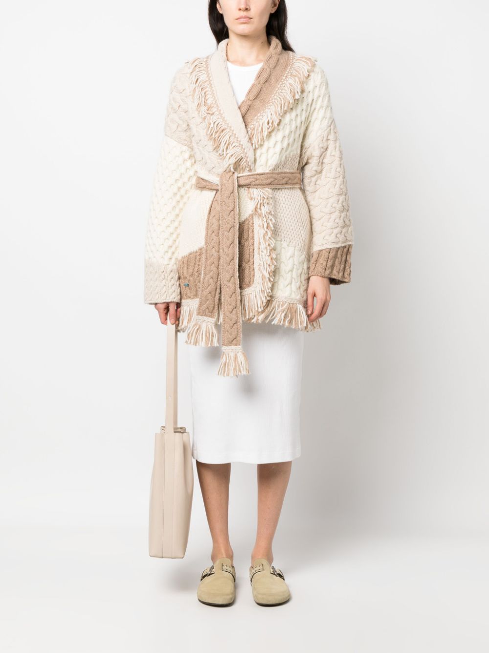 Alanui Beige Cashmere Sweater for Women - Cozy & Luxurious Knitwear for Fall & Winter | Perfect for Casual Outfits, Office Wear & Holiday Gatherings