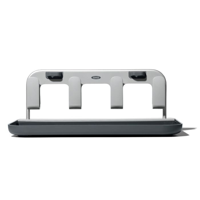 OXO Water Bottle Drying Rack - Stainless Steel Dishwasher Safe Bottle Holder for Baby Bottles, Sports Bottles & Travel Mugs - Perfect for Kitchen Countertop & Nursery Organization