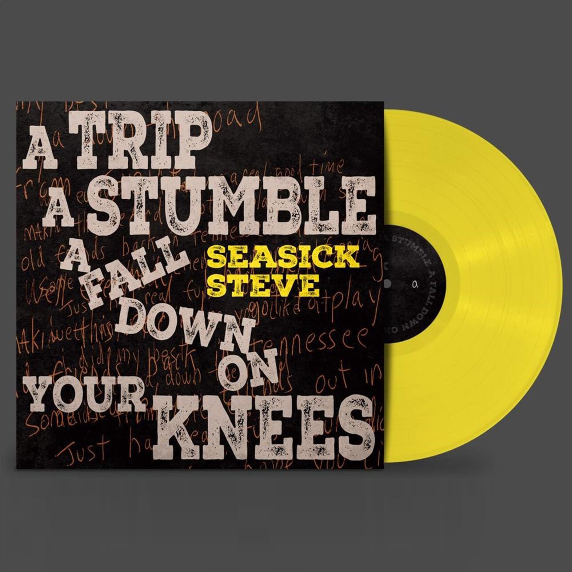 A Trip A Stumble A Fall Down On Your Knees - Limited Edition Canary Yellow Colored Vinyl Record | Perfect for Music Collectors & Vintage Vinyl Enthusiasts