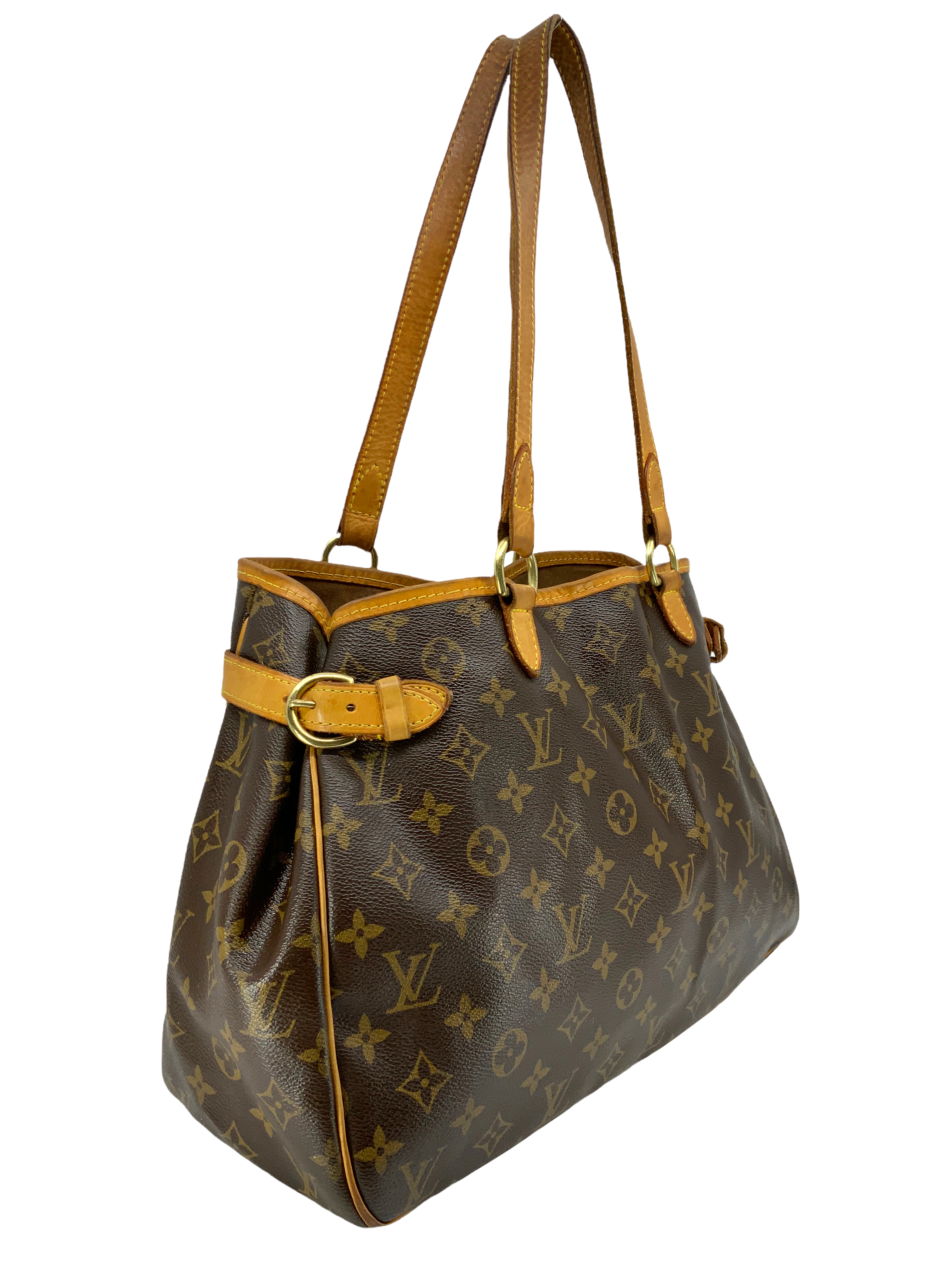 Authentic Louis Vuitton Monogram Batignolles Horizontal Shoulder Bag - Luxury Leather Crossbody Purse for Women | Perfect for Work, Travel & Everyday Use