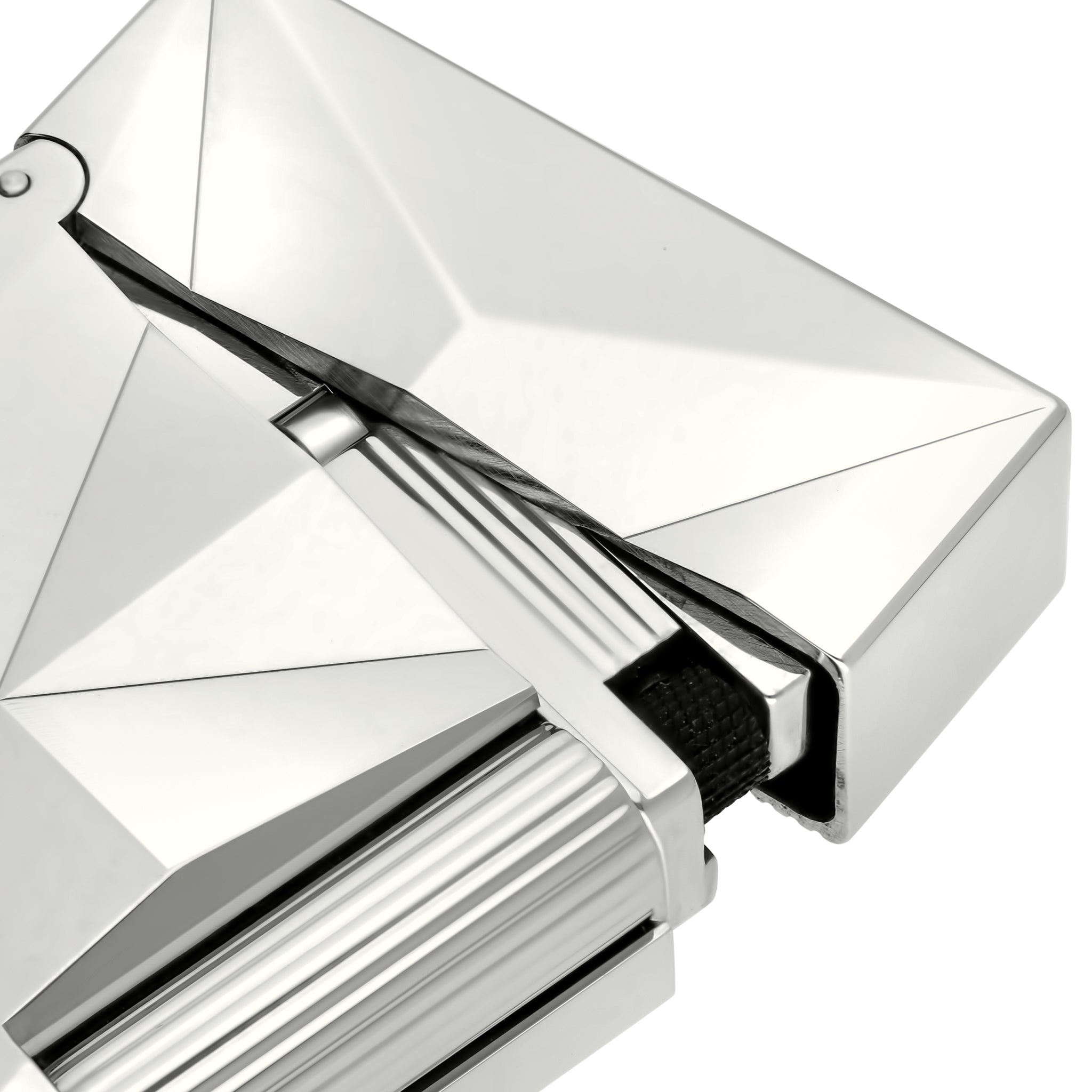 S.T. Dupont Fire X Palladium Ligne 2 Luxury Butane Lighter - Premium Windproof Flame for Cigars, Cigarettes & Outdoor Use