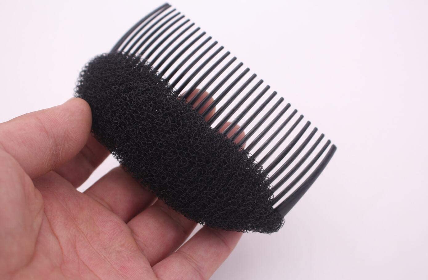 2 Pcs Bump Up Volume Hair Inserts Comb - Hair Styling Tool for Voluminous Updos | Bumpits Donut Bun Maker | Perfect for Weddings, Prom & Everyday Hairstyles