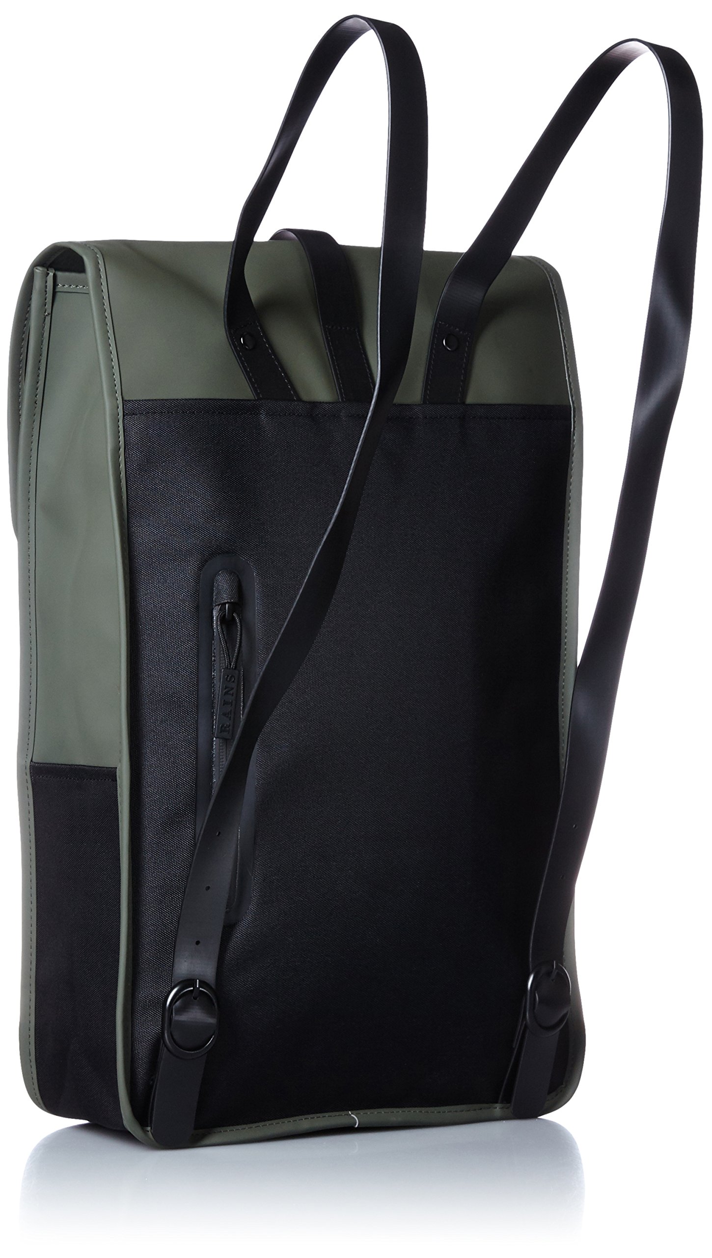 RAINS Men's Waterproof Backpack - Lightweight Travel Laptop Bag for Work, School & Outdoor Adventures (Green, One Size) - Perfect for Commuting, Hiking & Daily Use