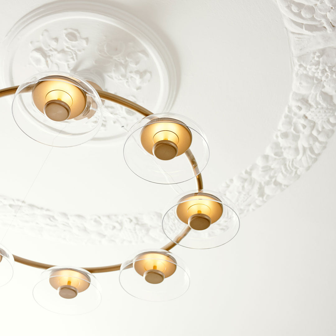 Blossi 8-Light Crystal Chandelier - Elegant Dining Room Lighting Fixture for Modern Home Decor | Perfect for Dining Room, Living Room & Bedroom Ceiling